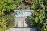 Jacuzzi romántico Lodge con bañera de relajación climatizada al aire libre